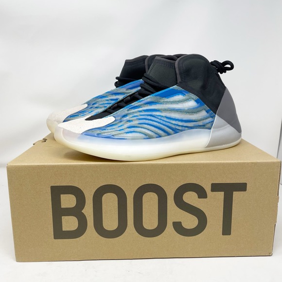 adidas Other - Adidas YZY QNTM Boost Ape Blue High Top Sneaker Mens Size 12.5 NIB